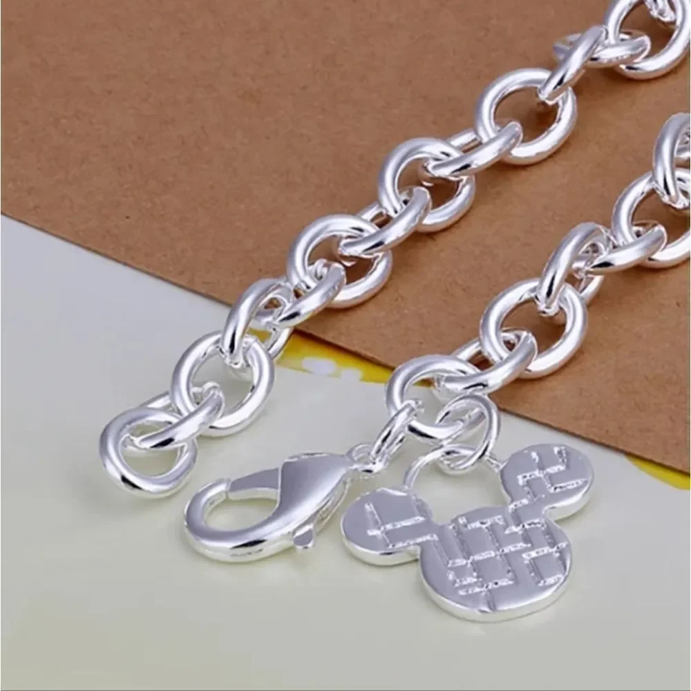 Disney's Mickey Mouse Silver Plated Bracelet